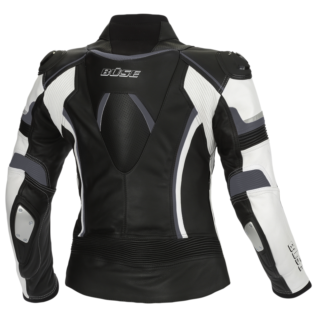 BUSE DAM MC-Skin Jacket Mille sort /hvid