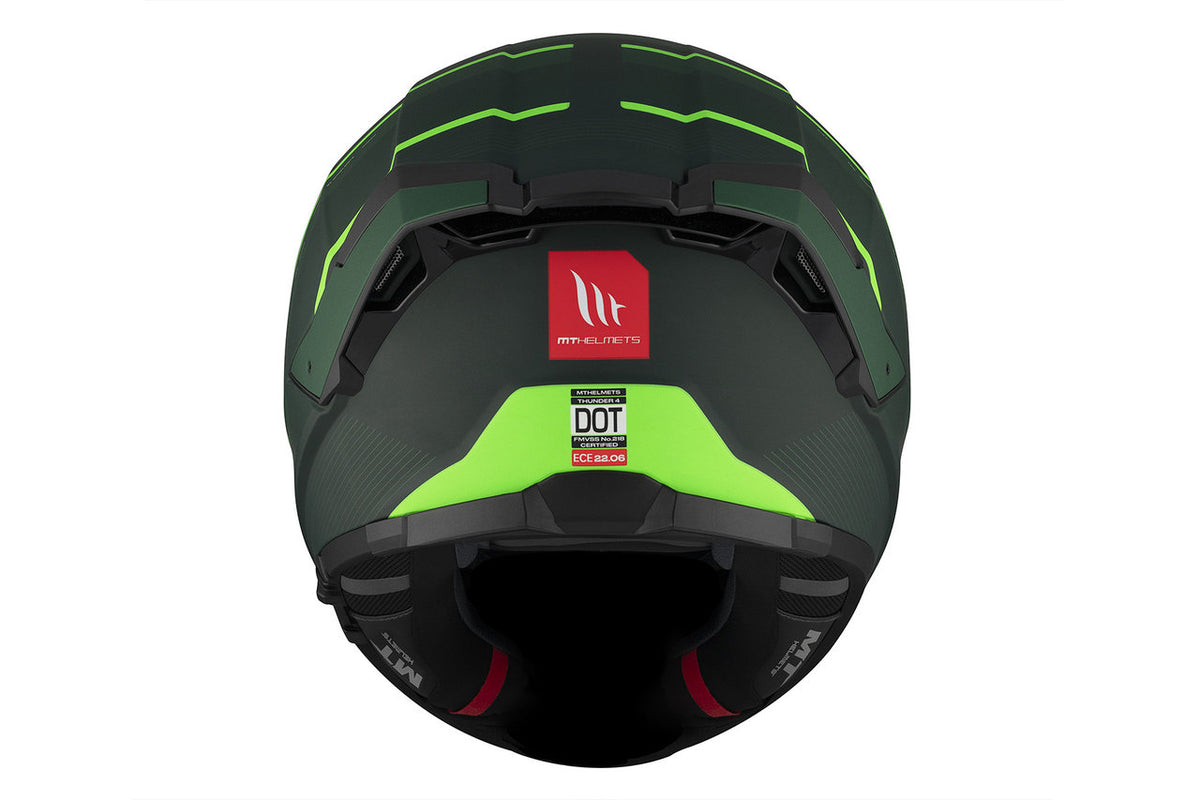 MT -hjelme Integral MC Helmet Thunder 4 SV R25 Green