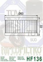 HIFLOFILTRO Oil Filter - HF136 HF136