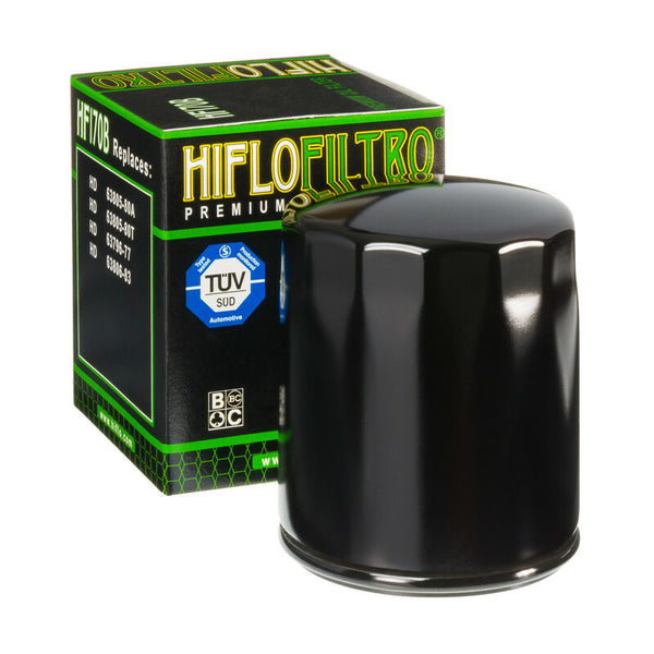 HIFLOFILTRO OIL FILTER GLOSSY BLACK - HF170B HF170B