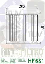 HIFLOFILTRO Oil Filter - HF681 HF681