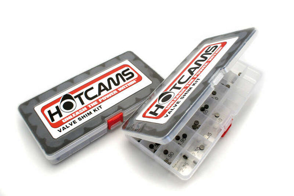 Hot cams ventil shims ø8.90x1.72 til 2,6 mm - sæt med 3 hcshim00