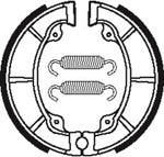 Tecnium off -Road/ATV Organic Brake Shoes - BA040 1022225