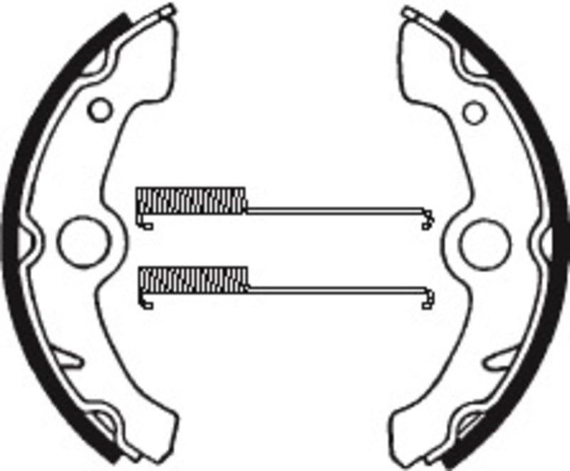 Tecnium ATV Organic Brake Shoes - BA178 1022295