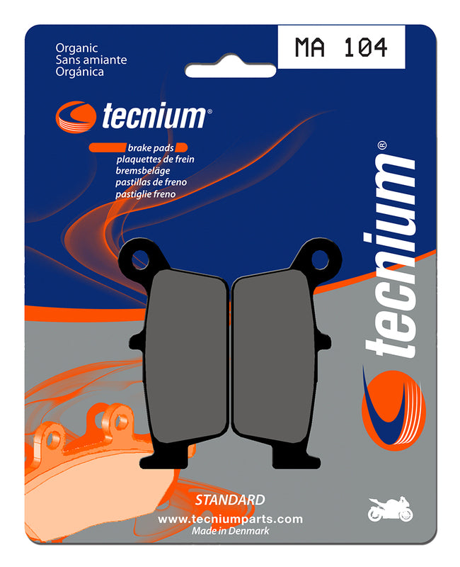 Tecnium Street Organic Brake Pads - MA104 1022329