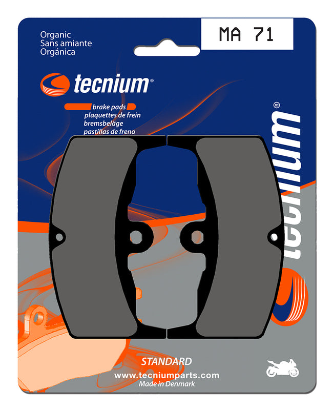 Tecnium Street Organic Brake Pads - MA71 1022540