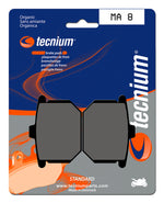 Tecnium Street Organic Brake Pads - MA8 1022548