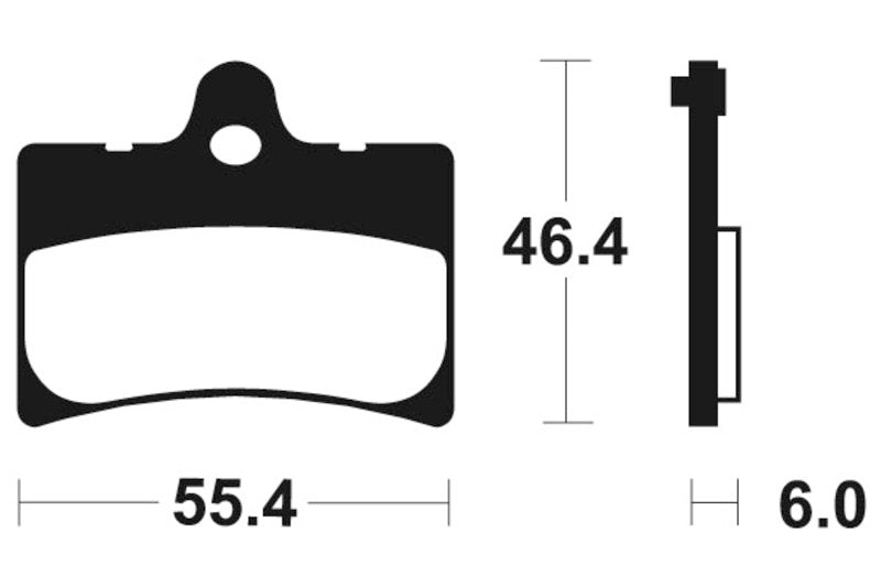 Tecnium Scooter Organic Brake Pads - ME172 1022624