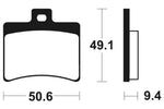 Tecnium Scooter Organic Brake Pads - ME247 1022653