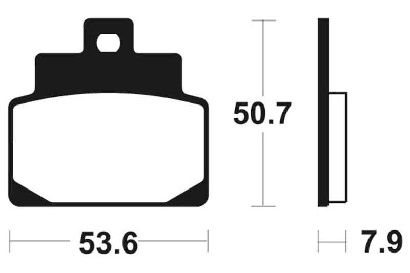 Tecnium Scooter Organic Brake Pads - ME248 1022654