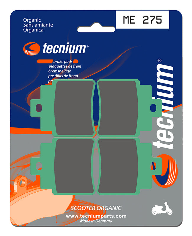 Tecnium Scooter Organic Brake Pads - ME275 1022662