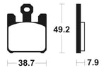 Tecnium Street Performance Sintered Metal Brake Pads - MF288 1022764