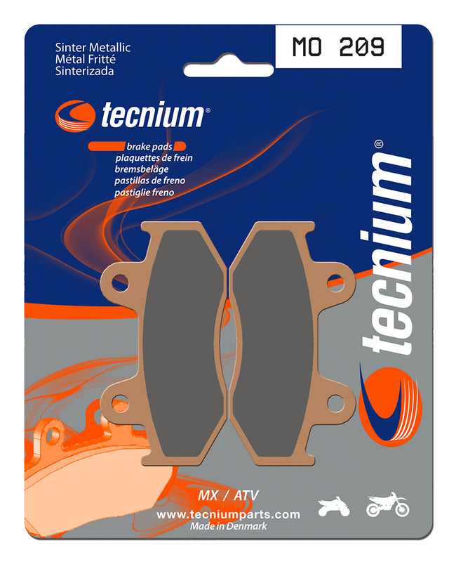 Tecnium MX/ATV sintrede metalbremseklodser - MO209 1022856