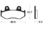 Tecnium MX/ATV sintrede metalbremseklodser - MO209 1022856