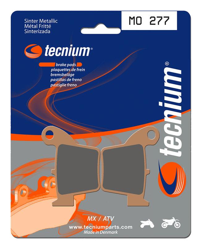 Tecnium MX/ATV sintrede metalbremseklodser - MO277 1022870