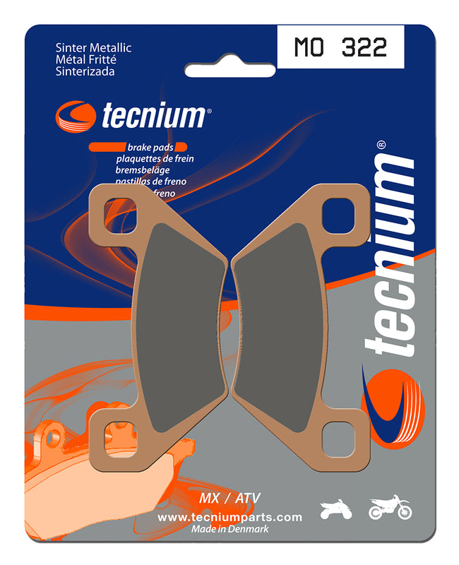 Tecnium MX/ATV sintrede metalbremseklodser - MO322 1022884