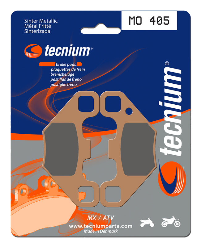 Tecnium MX/ATV sintrede metalbremseklodser - MO405 1022904