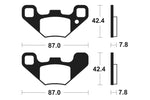 Tecnium MX/ATV sintrede metalbremseklodser - MO405 1022904