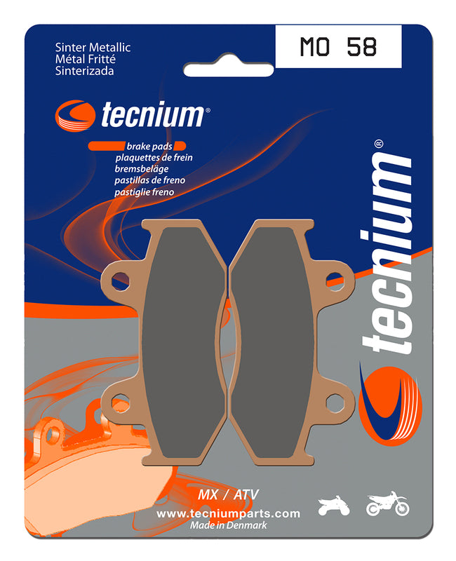 Tecnium MX/ATV sintrede metalbremseklodser - MO58 1022914