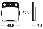 Tecnium MX/ATV sintrede metalbremseklodser - MO92 1022925