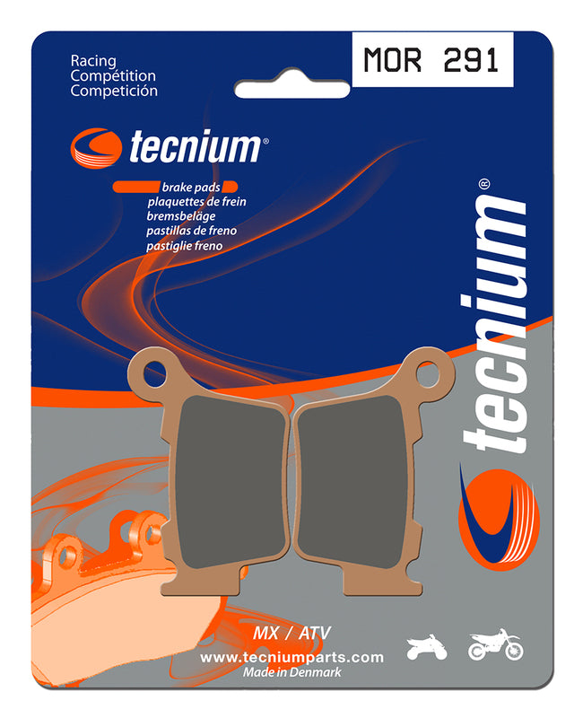 Tecnium Racing MX/ATV Sintered Metal Brake Pads - Mor291 1022976