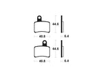 Tecnium racing MX/ATV sintrede metalbremseklodser - Mor396 1023004