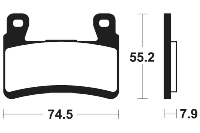 Tecnium racing sintrede metalbremseklodser - MRR394 1023150