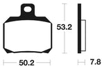 Tecnium maxi scooter sintrede metalbremseklodser - MSS230 1023192