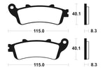 Tecnium maxi scooter sintrede metalbremseklodser - MSS235 1023193