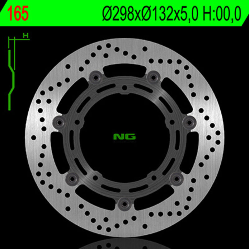 NG Brake Disc Runde 165