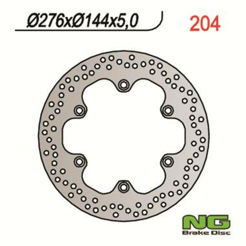 NG Brake Disc Runde 204