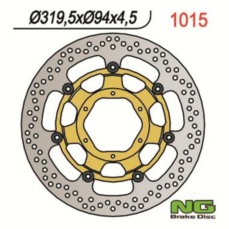 NG Brake Disc Runde 1015