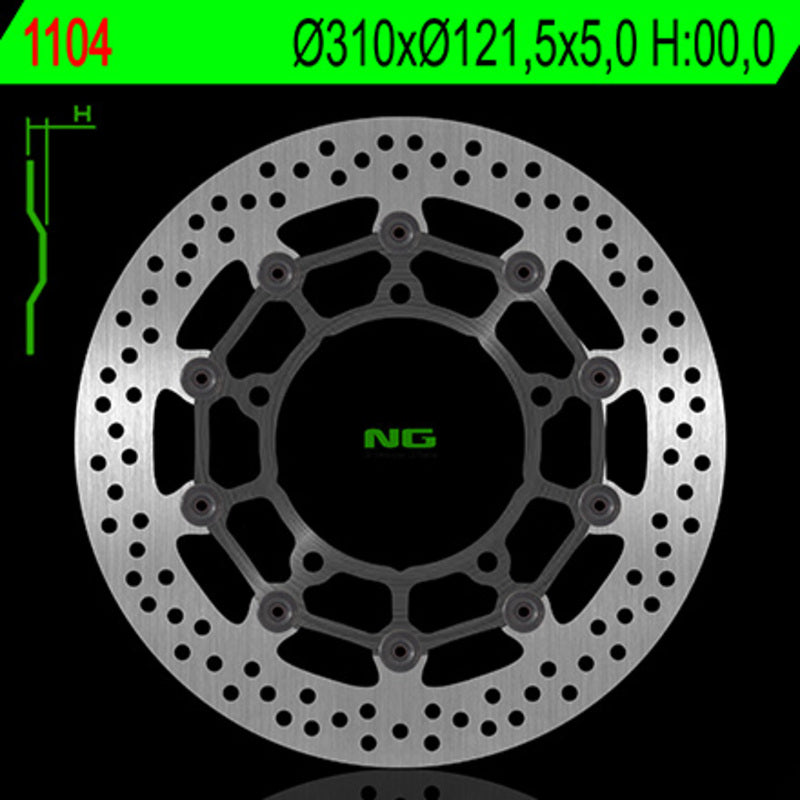 NG Brake Disc Runde 1104