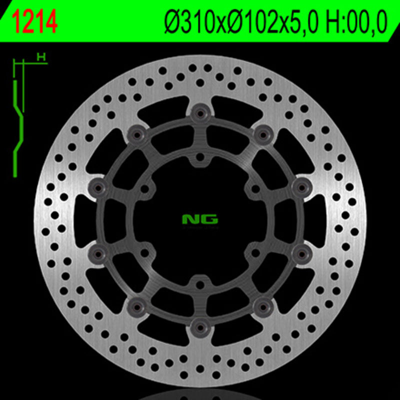 NG Brake Disc Round 1214