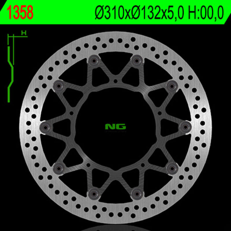 NG Brake Disc Runde 1358