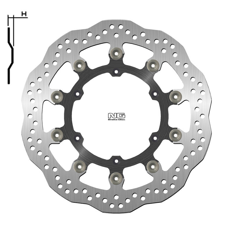 NG Brake Disc Wave 1224XG