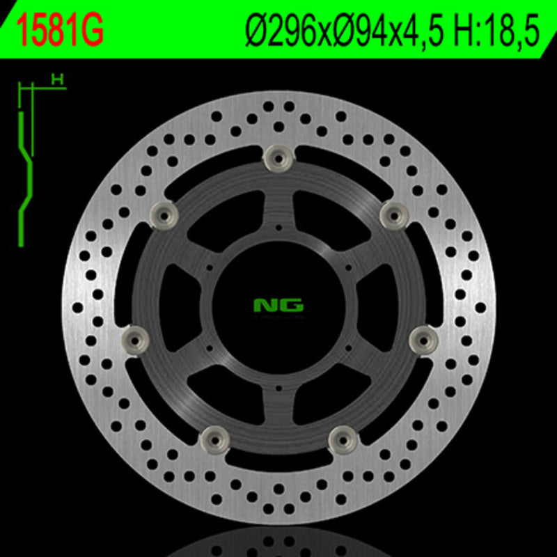 NG Brake Disc Runde 1581G