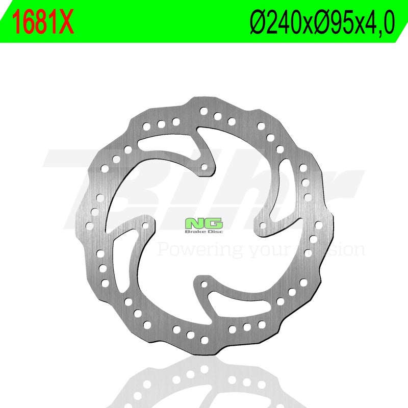 NG BRAKE DISC WAVE 1681X