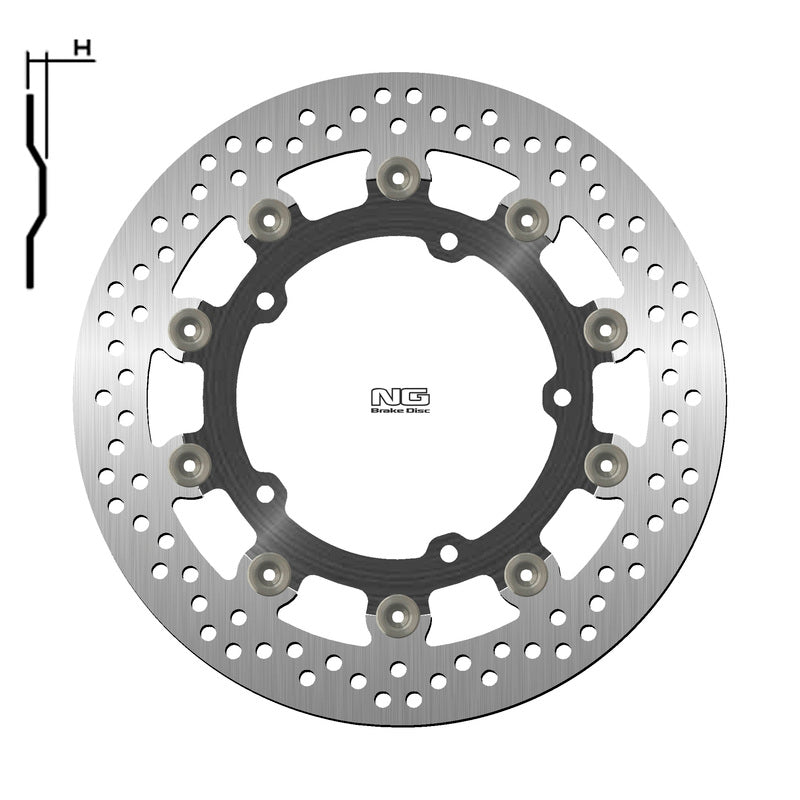 NG Brake Disc Runde 1786g