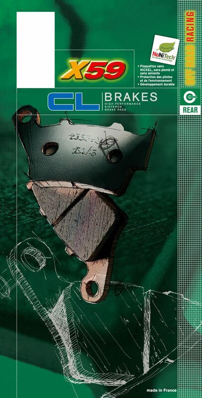 CL BRAKES Off-Road Sinteret Metal Bremseskiver - 1108X59 1108X59 