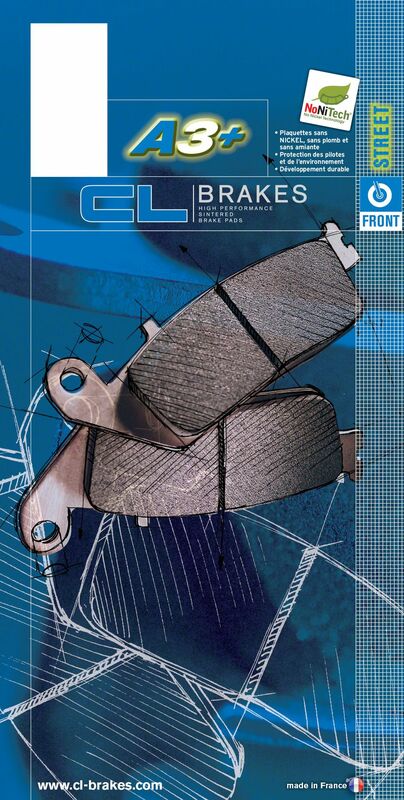 CL BRAKES Gade Sinteret Metal Bremseskiver - 2247A3+ 2247A3+ 