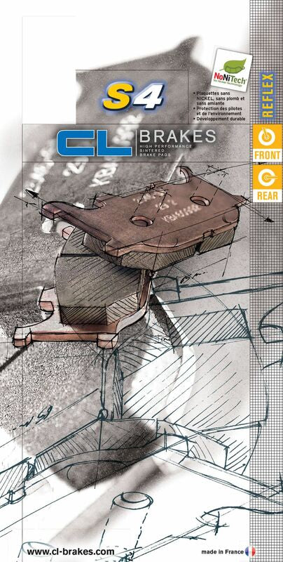 CL BRAKES Street Sintered Metal Bremseskiver - 2283S4 2283S4 