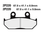 NISSIN Off-Road Semi-Metallic Brake pads - 2P-220GS 2P-220GS