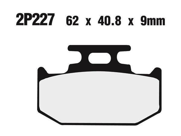 Nissin Street /Off-road sintret metalbremseklodder-2p-227st 2p-227st