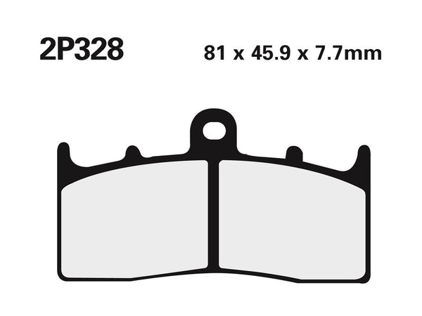Nissin Street /Off-road sintret metalbremseklodser-2p-328st 2p-328st