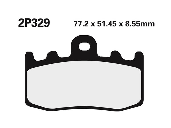 NISSIN Street /Off-Road sinterede metal bremseklodser - 2P-329ST 2P-329ST 