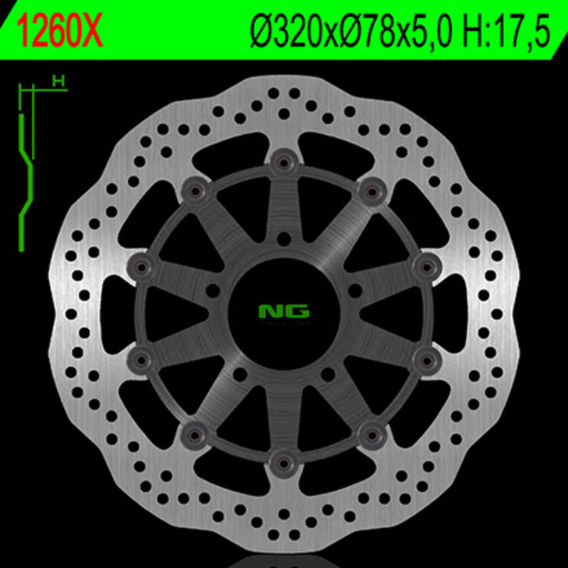 NG Brake Disc Wave 1260xg