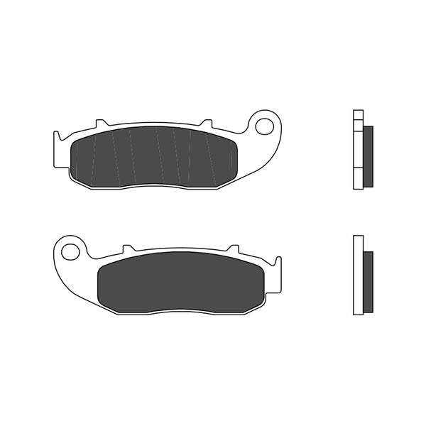 Brembo Street Carbon Ceramic Brake Pads - 07GR79.CC 07GR79CC