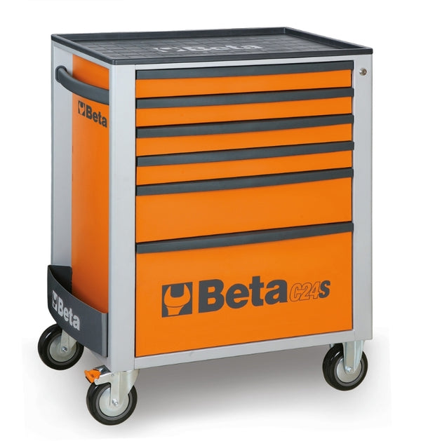 Beta Mobile Roller Cab med seks skuffer Orange 02400461