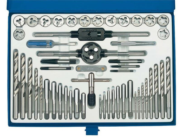 Draper Tap & Dies Set inches og Metric 52pcs 79204.0